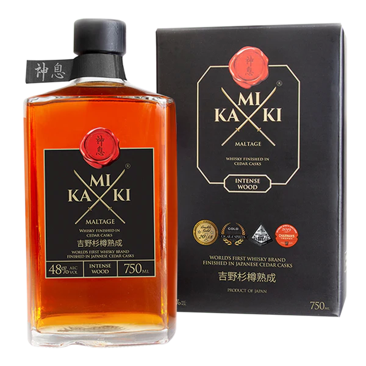 Rượu Whisky Nhật Kamiki Intense Wood